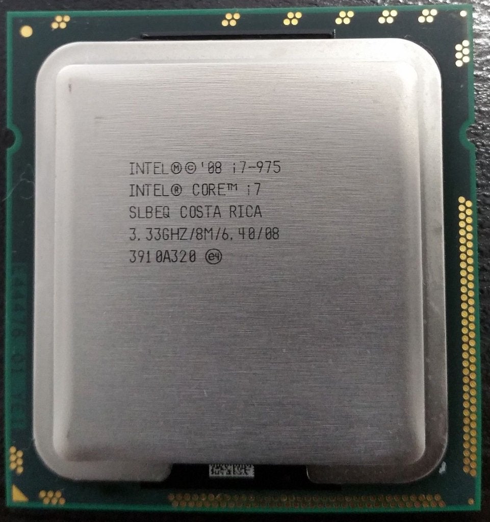 Intel Core i7 975 Extreme Edition, Informatique & Logiciels, Processeurs, Enlèvement, Utilisé, Intel Core i7