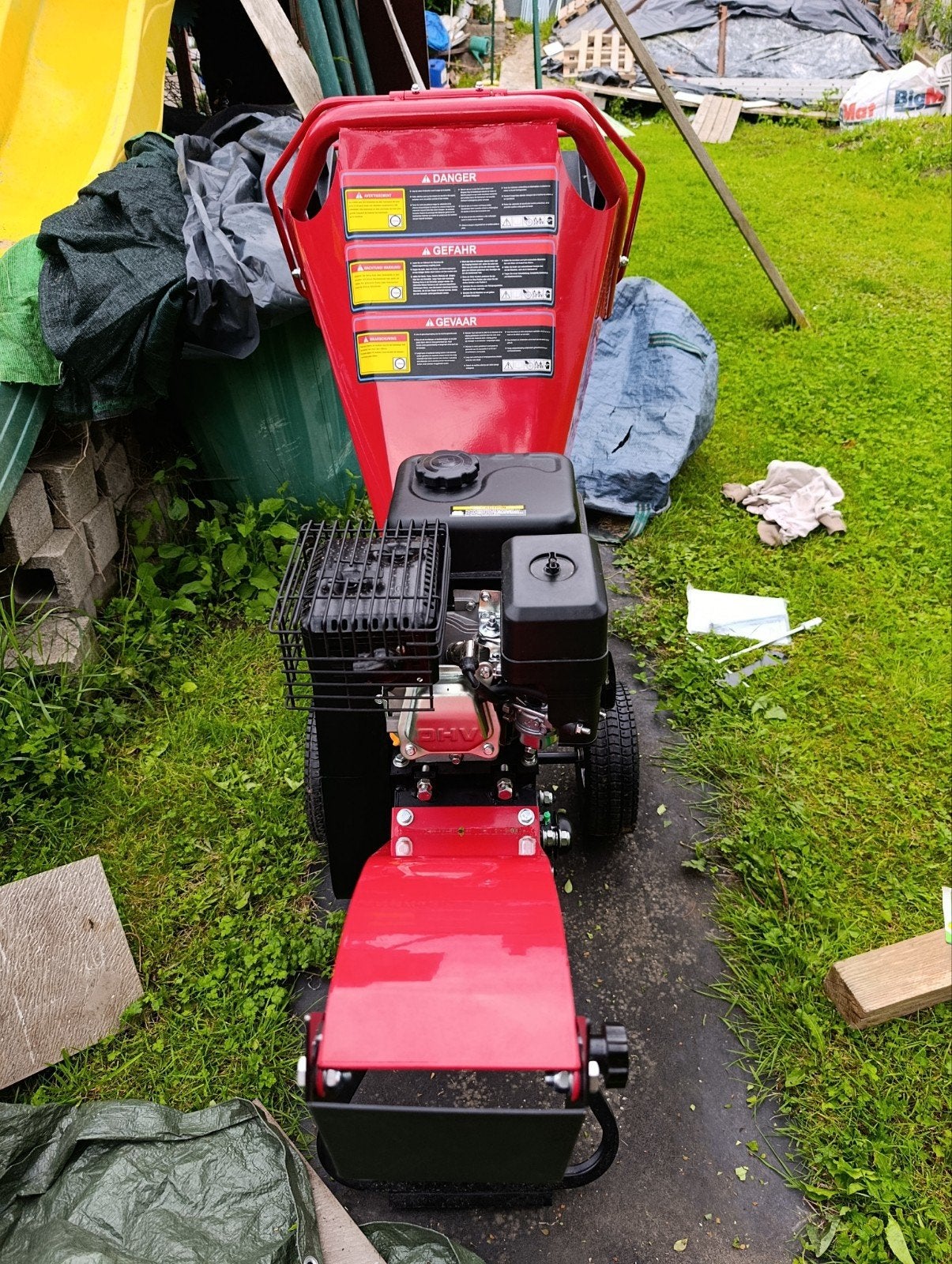 196cc versnipperaar tot 10 cm, Ophalen