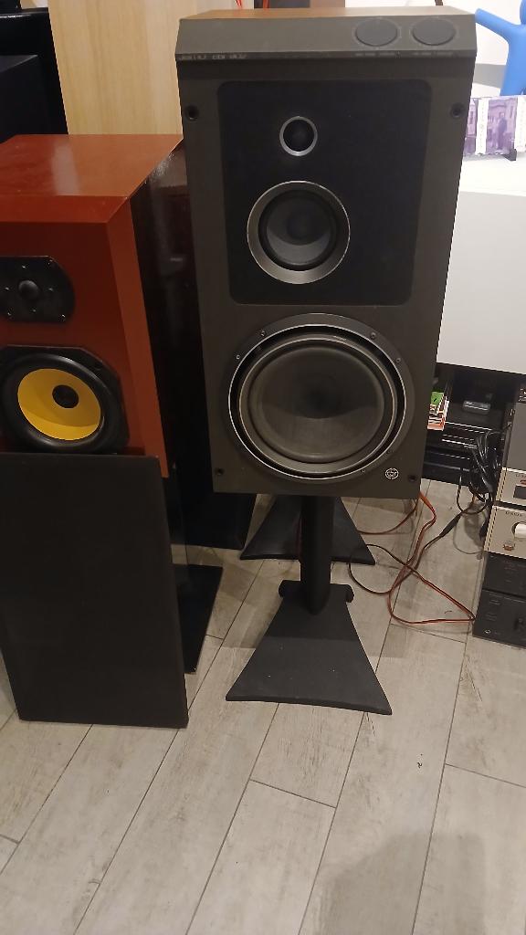 Jamo luidsprekers CBR 902, Audio, Tv en Foto, Luidsprekerboxen, Ophalen, Gebruikt, 60 tot 120 watt, Front, Rear of Stereo speakers