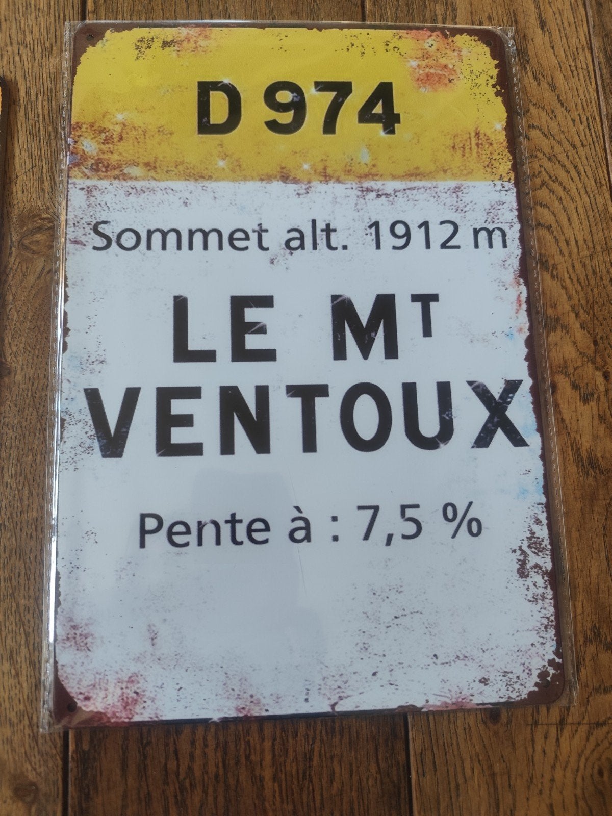 Metalen borden Ventoux, Tourmalet, Galibier Angliru,..., Ophalen of Verzenden