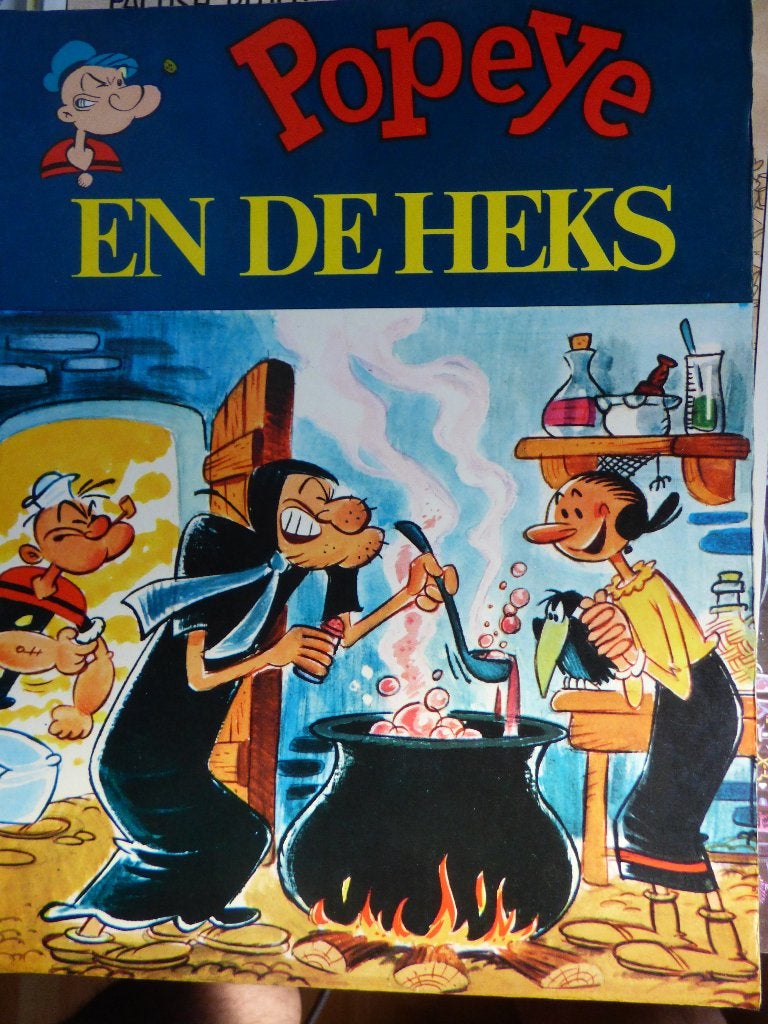 popeye   en de heks ,    softcover in heel goede staat, Livres, BD, Enlèvement ou Envoi