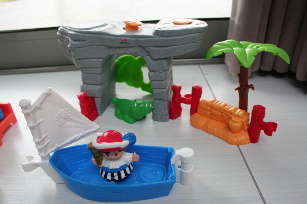 Little People Pirateneiland. (Ficher Price ), Kinderen en Baby's, Speelgoed | Fisher-Price, Ophalen, Gebruikt, Speelset