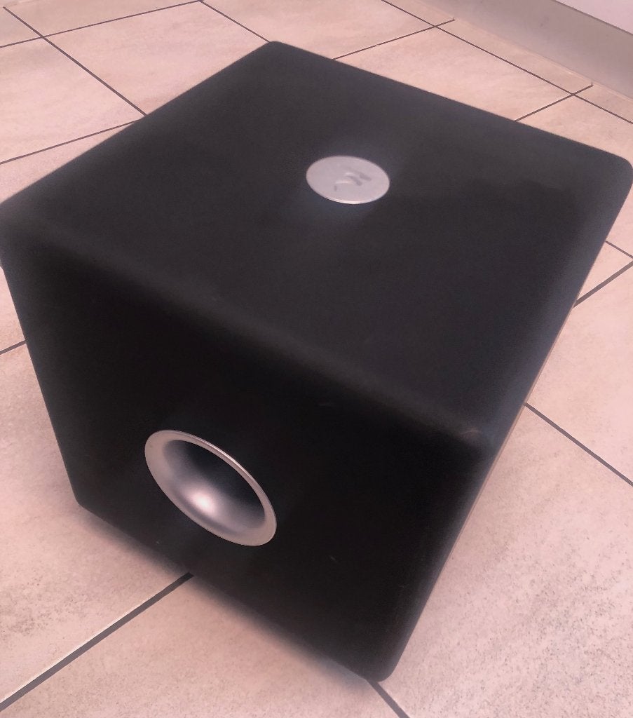 JM LAB CUB ACTIVE SUB + FOCAL SIB SPEAKERS OP STATIEF, Autres marques, Compatible son surround/home cinéma, Subwoofer, 60 à 120 watts
