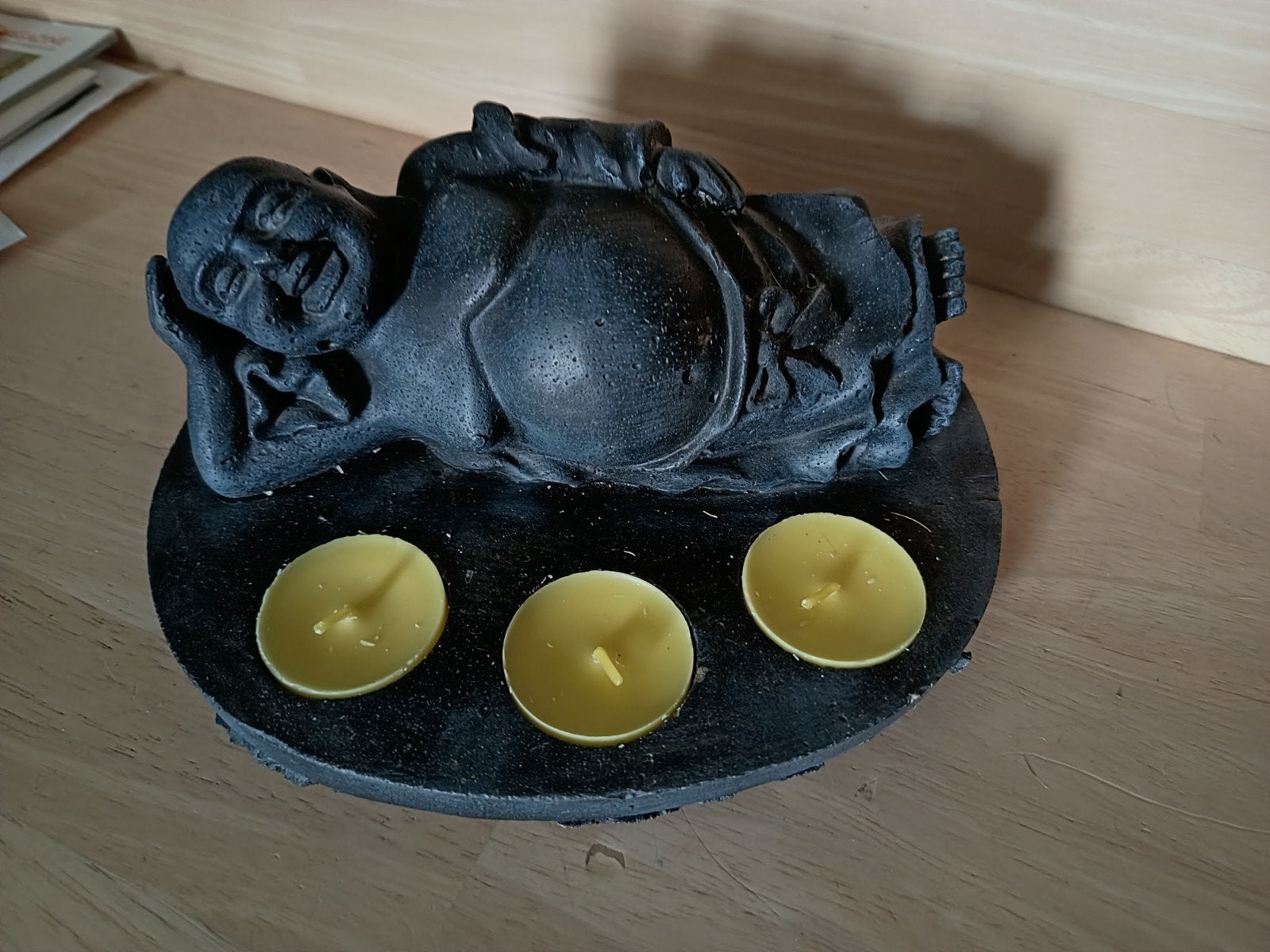 Boeddha met theelichtjes, Ophalen of Verzenden