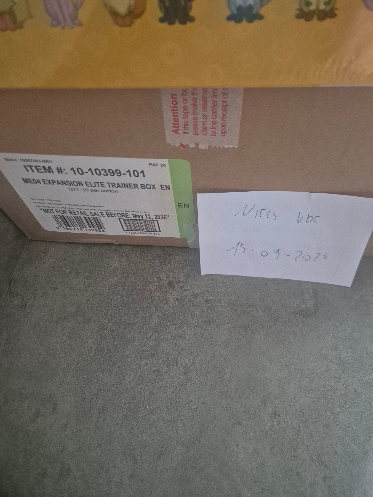 pokemon chaos rising etb case, Ophalen of Verzenden