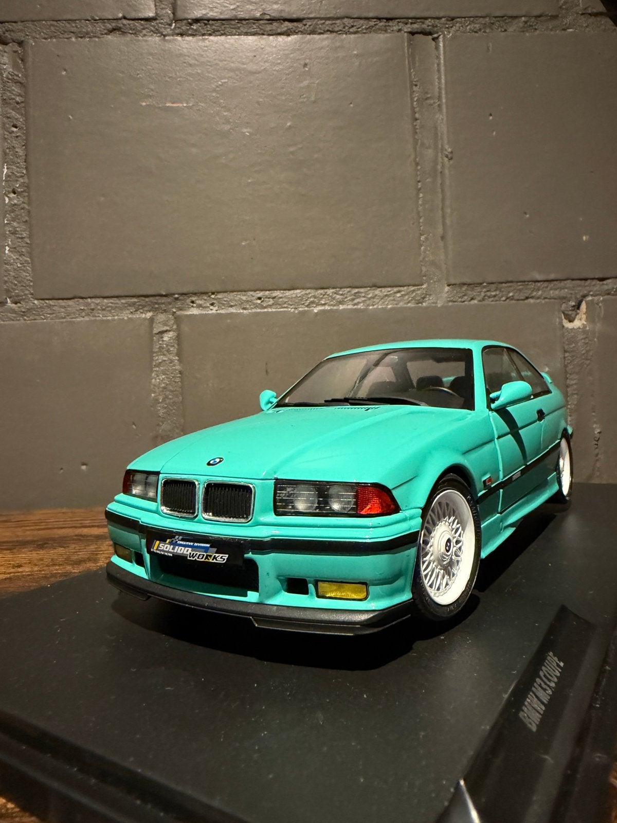 Fujigreen bmw E36 M3 coupe, Enlèvement, Comme neuf, Solido