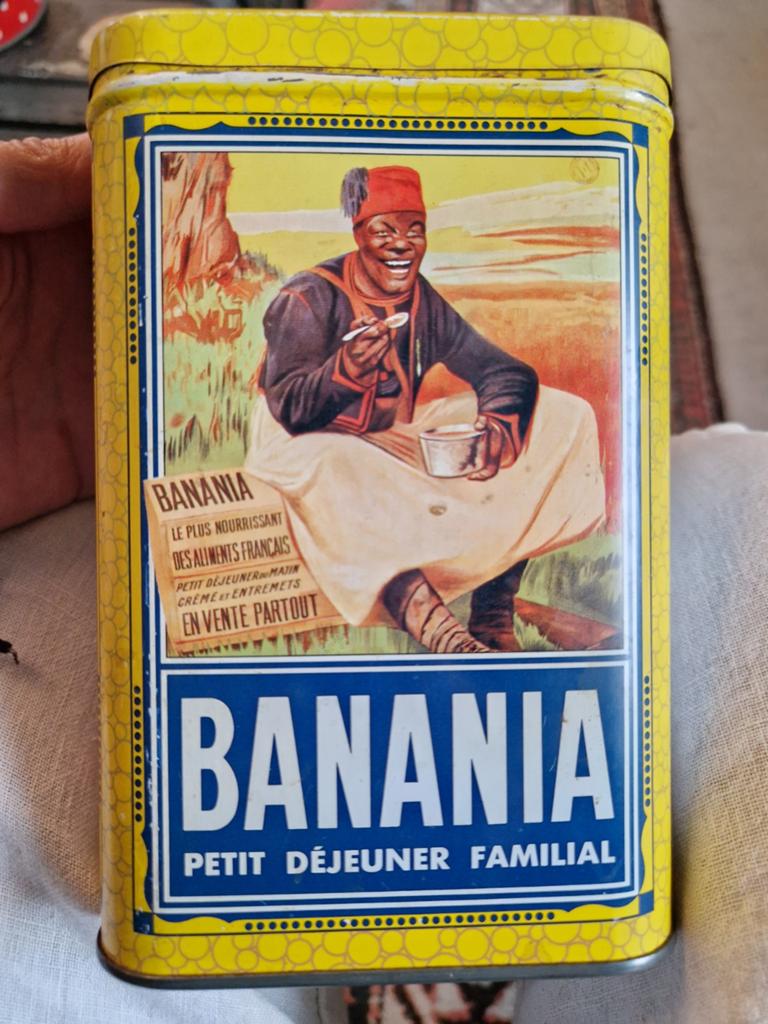 Koffieblik BANANIA, Verzamelen, Ophalen of Verzenden, Gebruikt