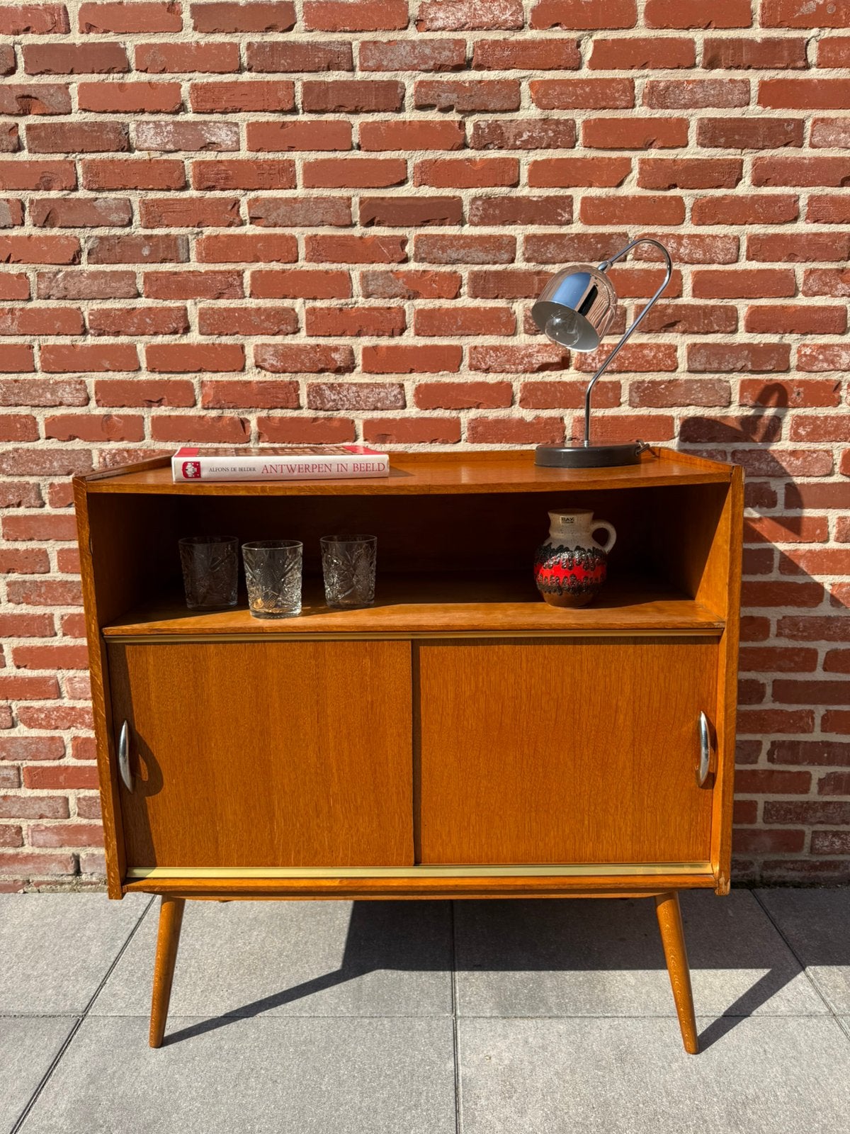Vintage Audio Cabinet / Bar Cabinet, Ophalen, Gebruikt