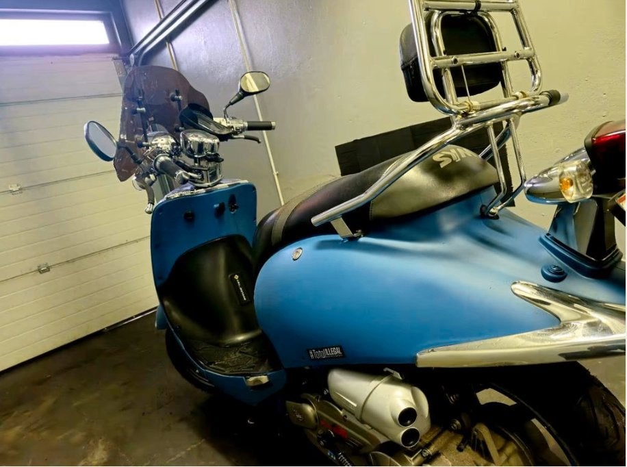 Sym Allo 125cc retro scooter, Motoren, Sportuitlaat, Scooter, Gebruikt, Particulier