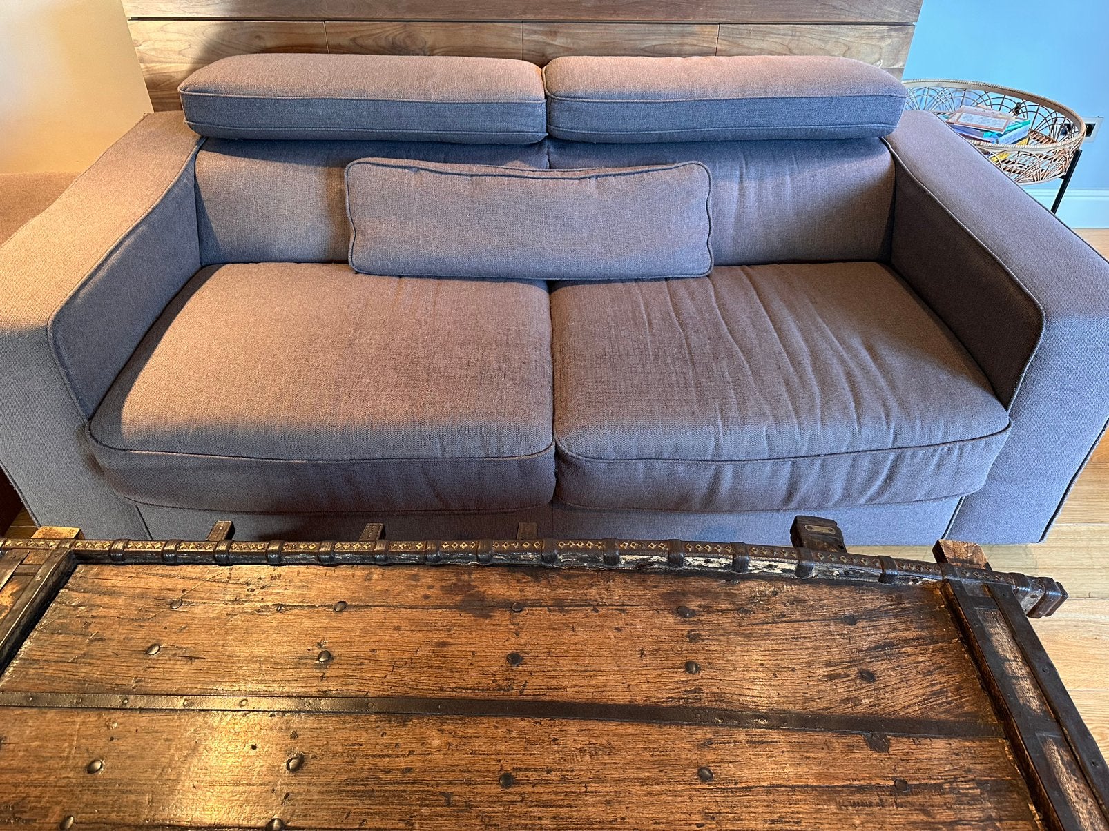 Fauteuil, Enlèvement, Utilisé, Tissus, Trois personnes