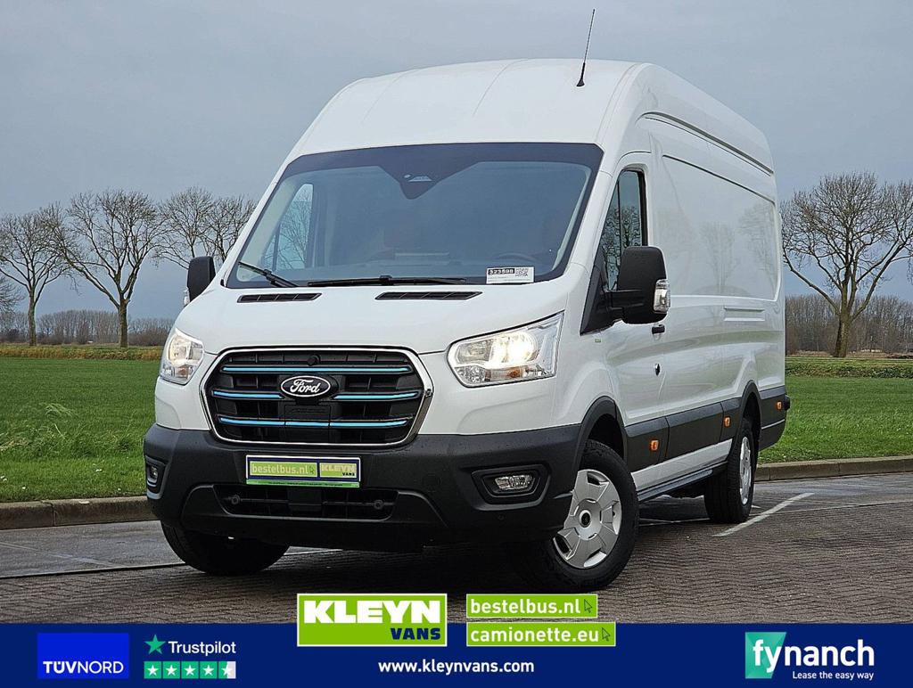 Ford E-TRANSIT L4H3 317km WLTP68kWh, Auto's, Bestelwagens en Lichte vracht, Automaat, Wit, Cruise Control, Ford