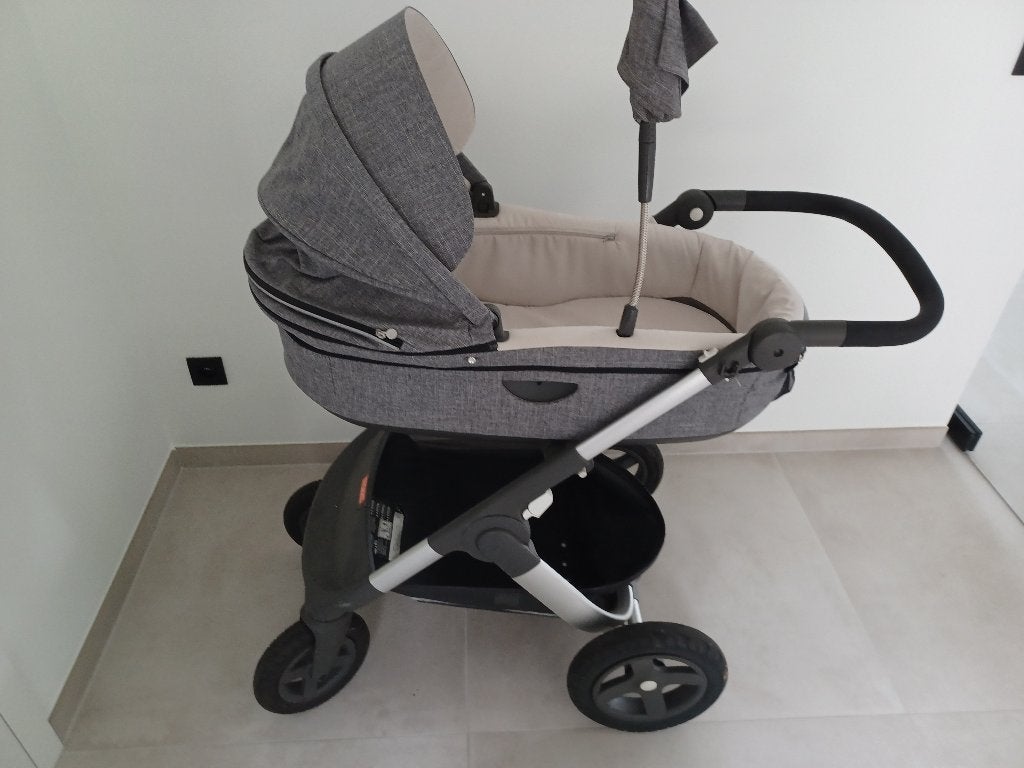 STOKKE kinderwagen te koop, Kinderen en Baby's, Kinderwagens en Combinaties, Gebruikt, Verstelbare duwstang, Combiwagen, Ophalen