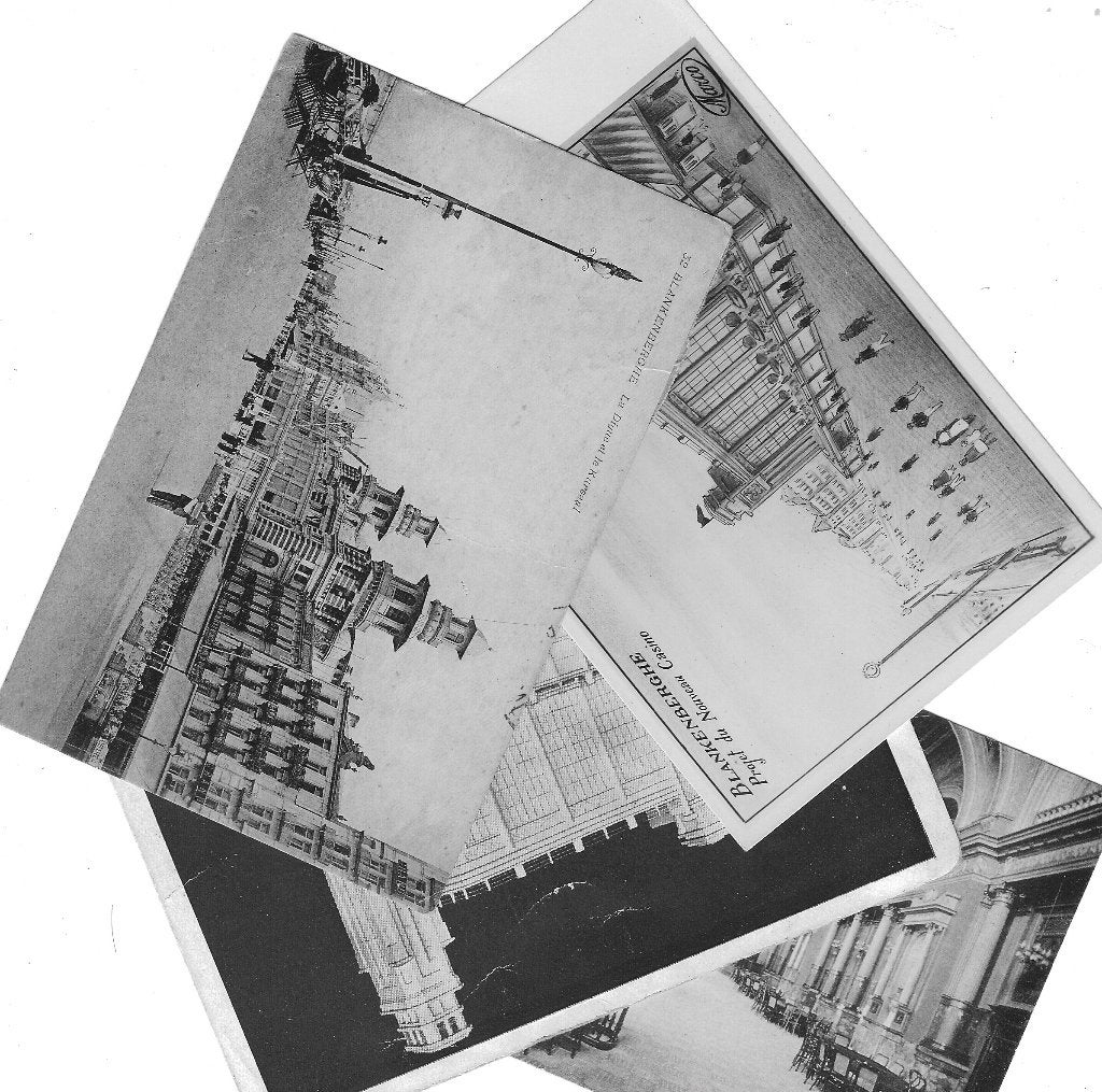 OUDE Postkaarten Casino Blankenberge, Verzamelen, Gebruikt, Foto, Ophalen of Verzenden, Gebouw