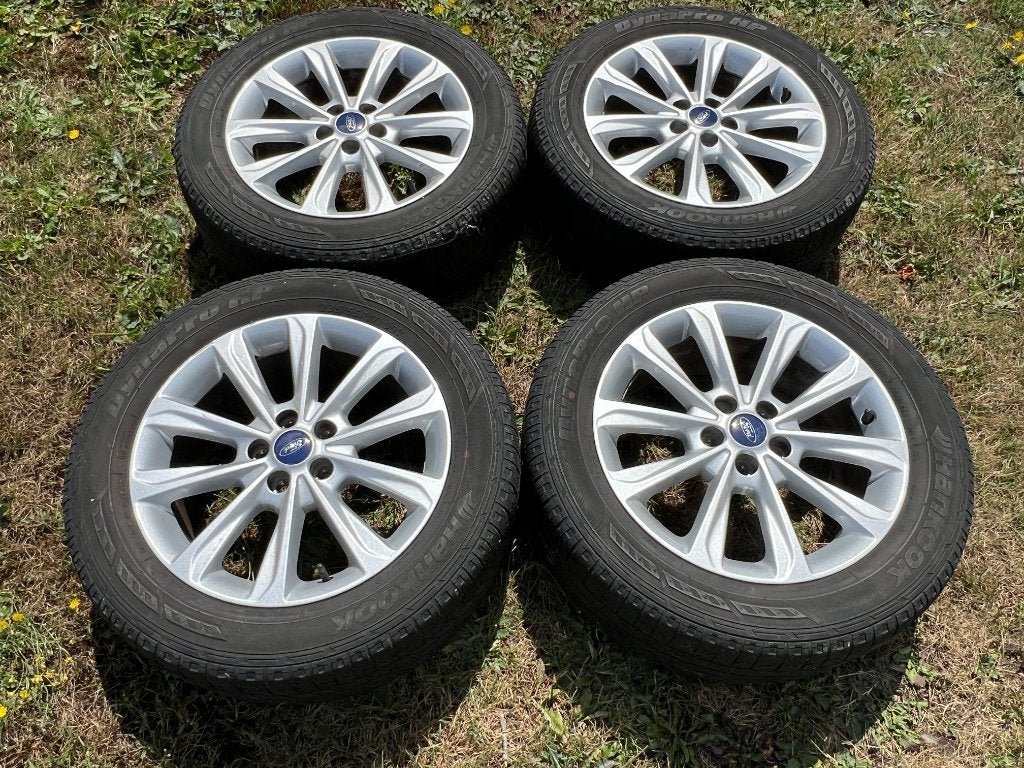 4 aluminium velgen R17 (Ford Kuga), Auto-onderdelen, Ophalen, Gebruikt, Velg(en), 17 inch