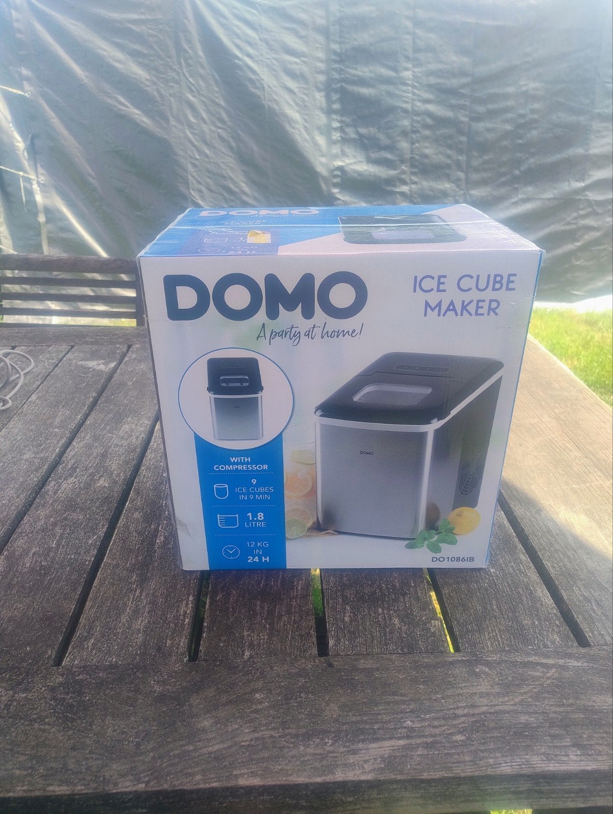 Ijsblokjesmaker Domo, Ophalen