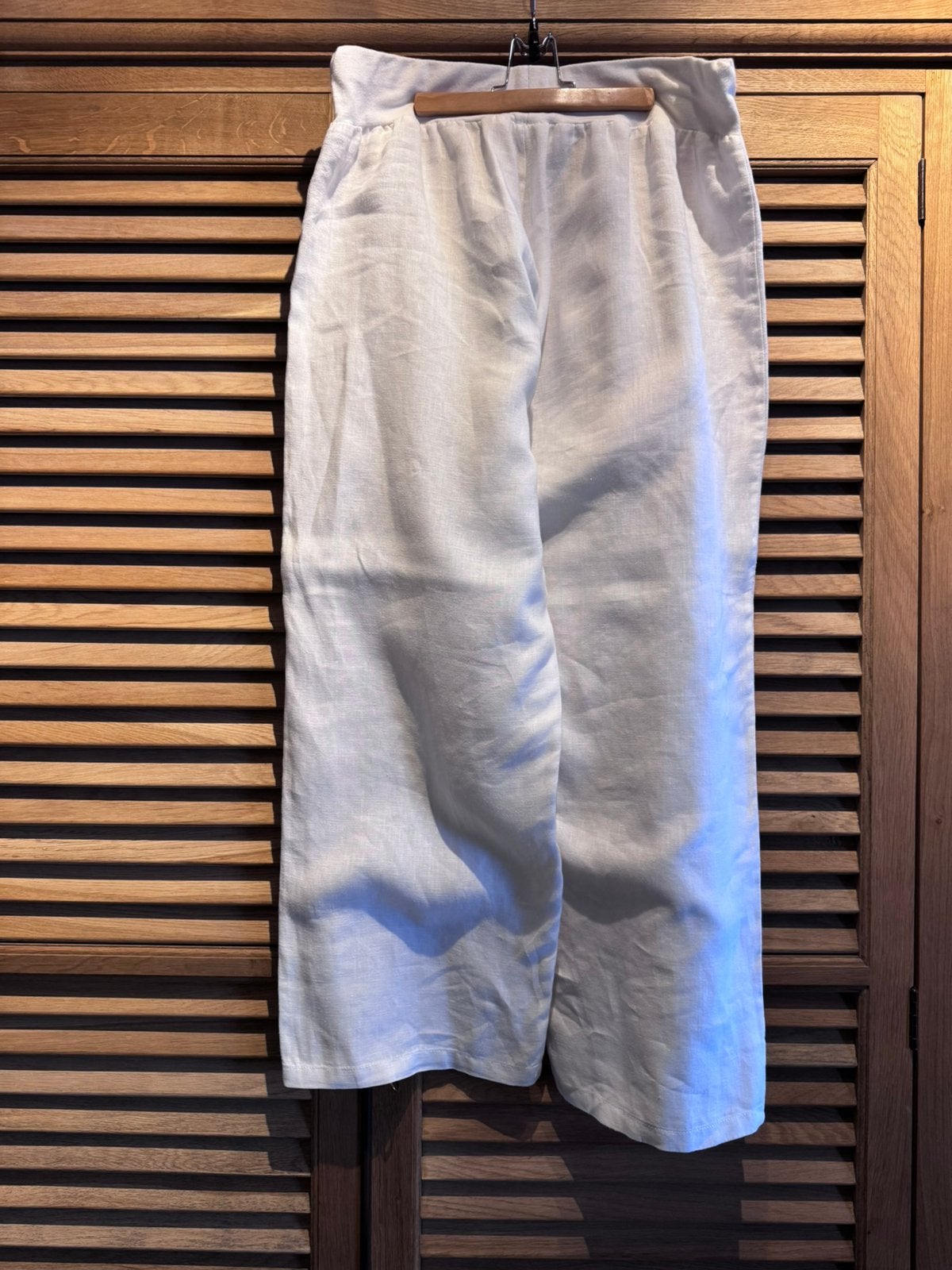 Witte linnen broek Paprika T2, Ophalen of Verzenden, Zo goed als nieuw