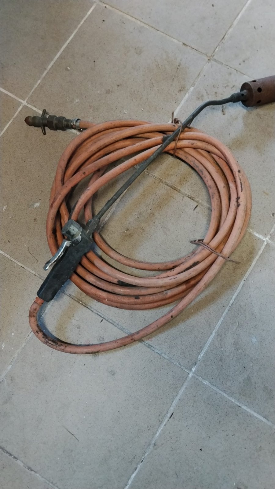 Gasbrander, Ophalen, Gebruikt