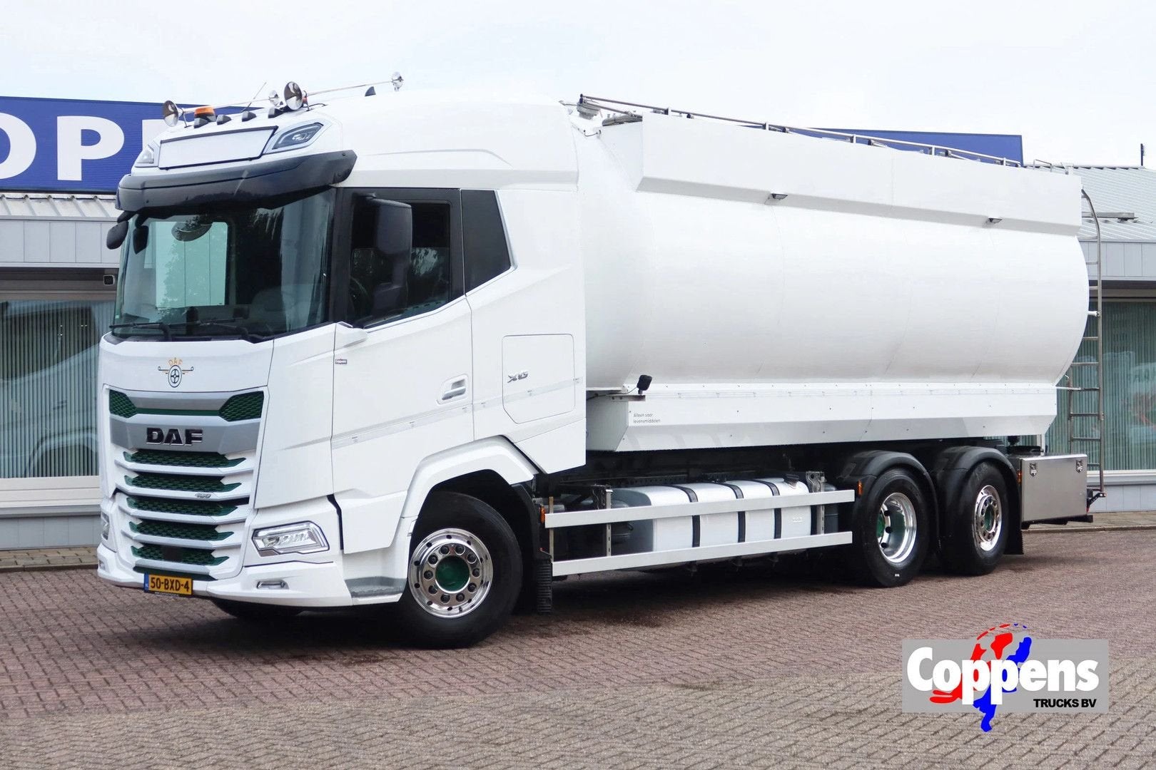 DAF XG 480 FAN 6x2 Food silo 30 M3, Bed 2x Euro 6E, Auto's, Vrachtwagens, Automaat, Bedrijf, Diesel, DAF