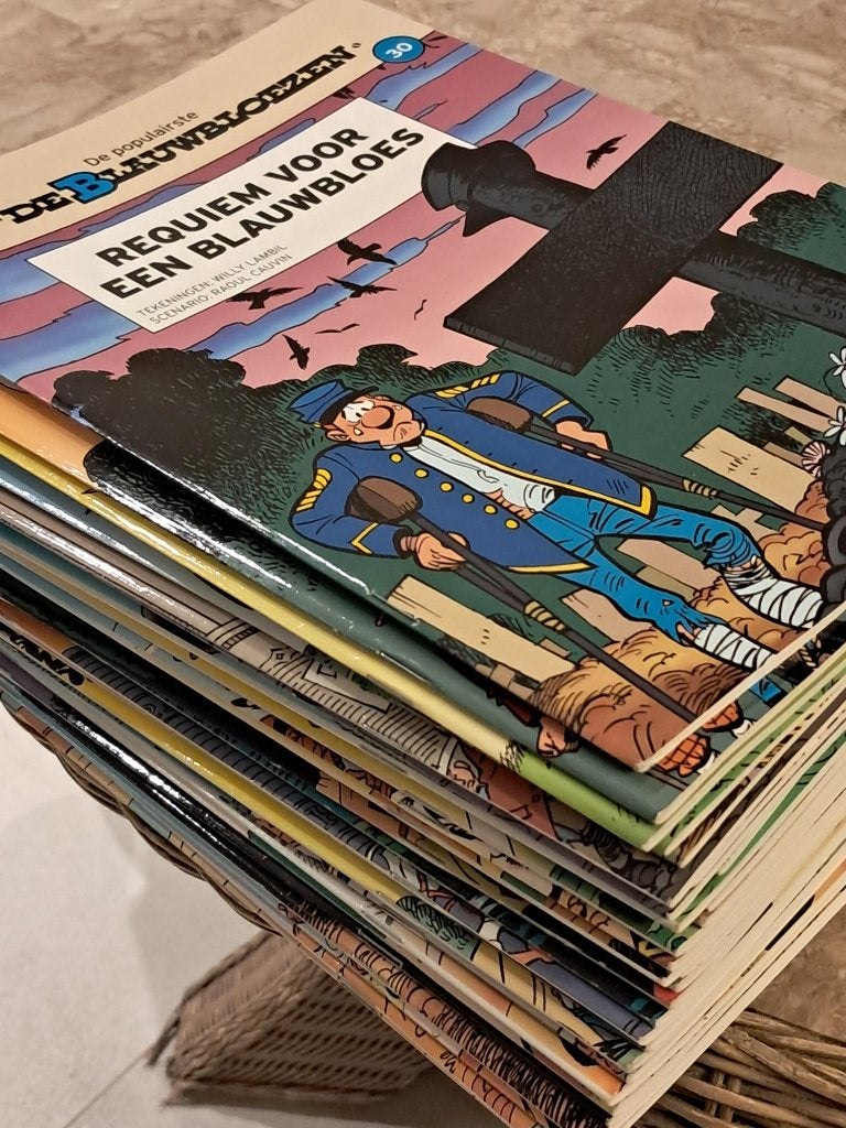 De Blauwbloezen strips/albums, Ophalen, Complete serie of reeks, Zo goed als nieuw, Cauvin - Lambil