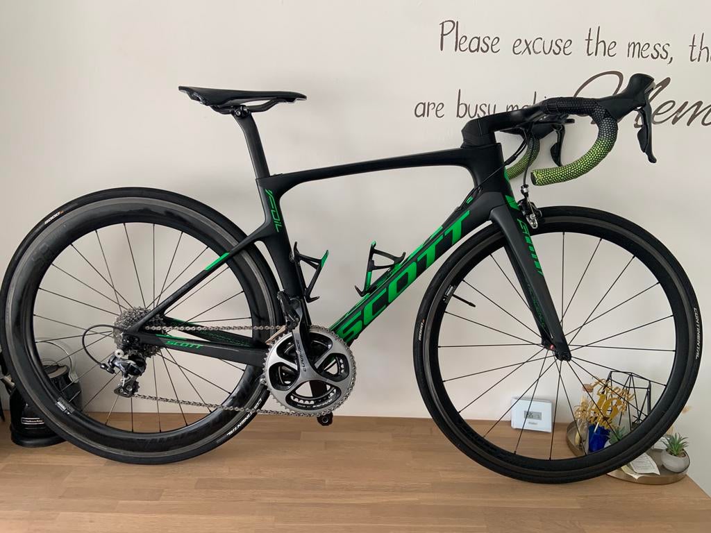 Scott Foil team issue Maat S /52, Vélos & Vélomoteurs, Vélos | Hommes | Vélos de sport & Vélo de randonnée, Comme neuf, Frein sur jante