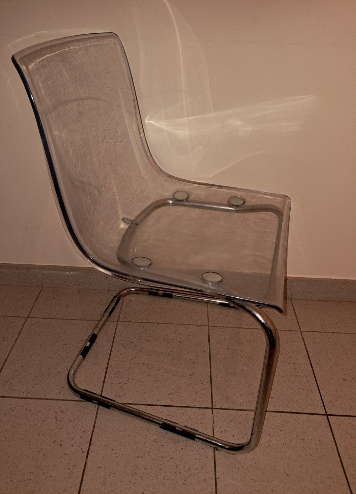 Transparante Stoel, Ophalen, Gebruikt, Kunststof