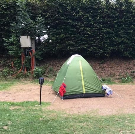2 pesoon tent, Caravans en Kamperen, Ophalen, Zo goed als nieuw, Tot en met 2