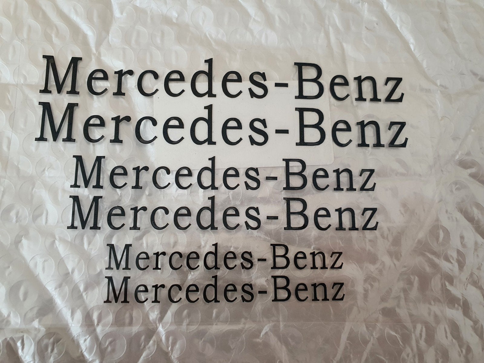 Mercedes Benz / Amg remklauw cover stickers zwart of wit, Ophalen of Verzenden