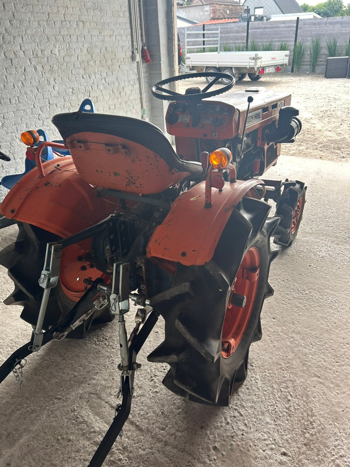 Minitractor, Ophalen