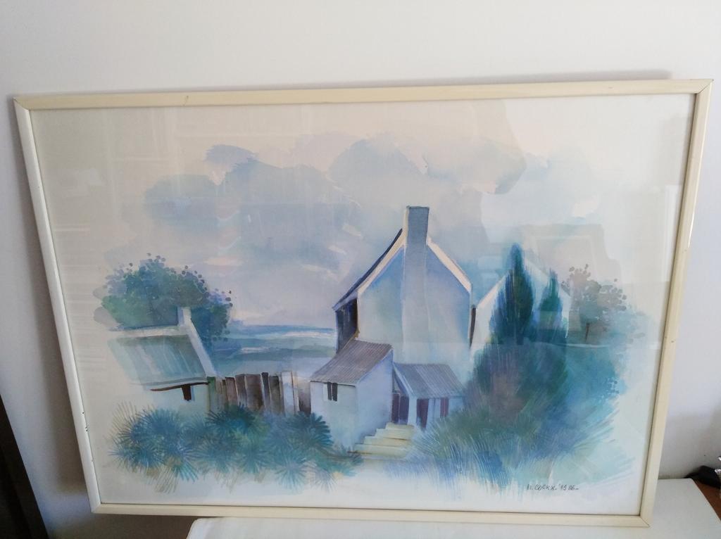 Mooie aquarel Marcel Cockx (1930-2007), Antiek en Kunst, Ophalen