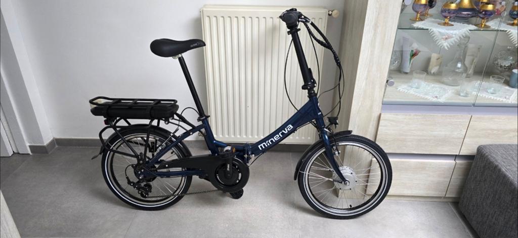 Minerva Electriche plooifiets, Fietsen en Brommers, Ophalen, 20 inch of meer, Versnellingen, Zo goed als nieuw