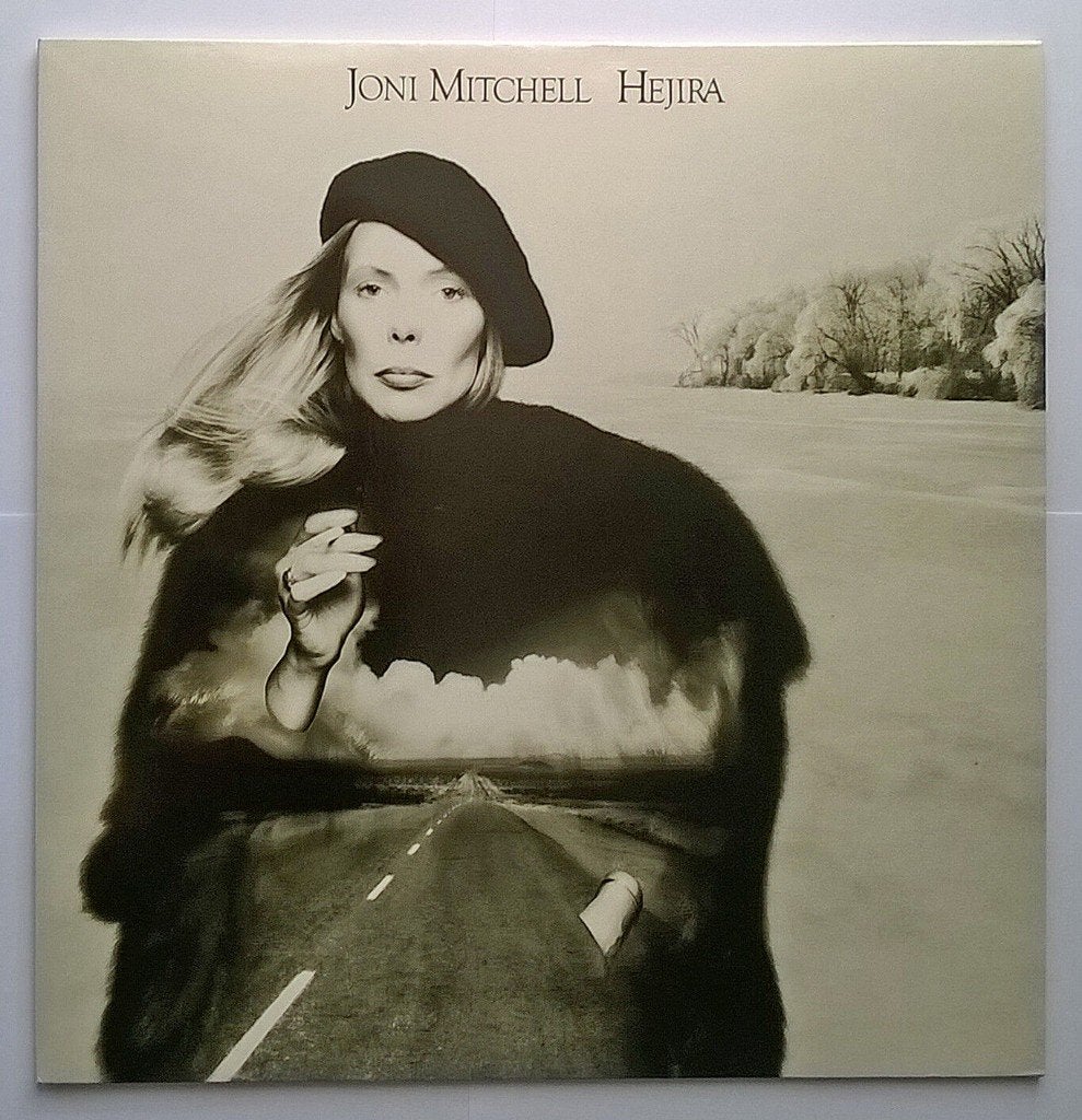 JONI MITCHELL "Hejira" folkrock LP (1976)  Topstaat!, LP, Inclusief binnenhoes, Ophalen of Verzenden, Zo goed als nieuw