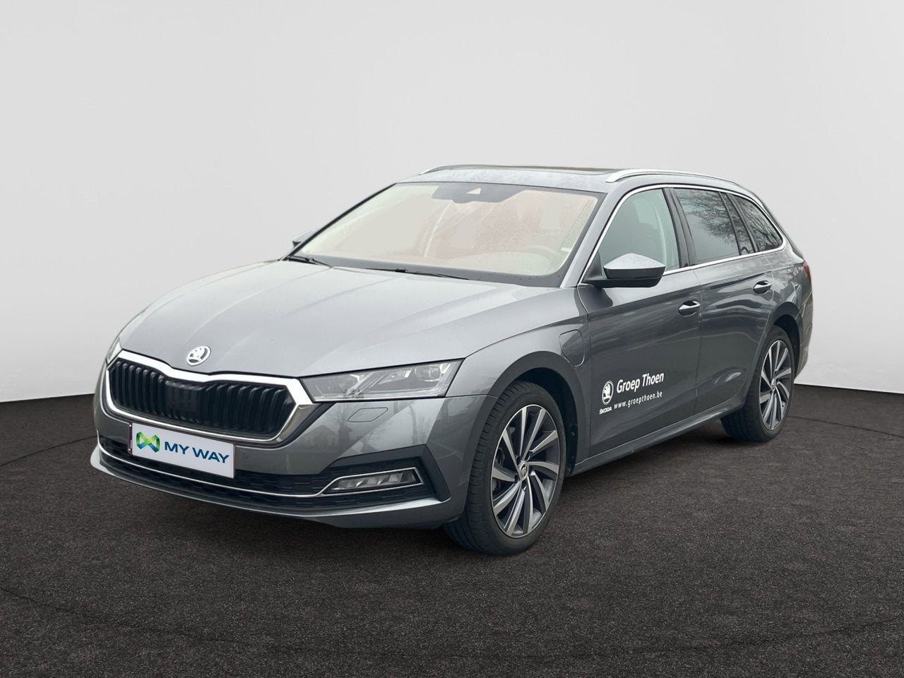 Skoda Octavia Combi PHEV 1.4 TSI iV PHEV 204pk Clever+ pano, Argent ou Gris, Achat, 27 g/km, Break