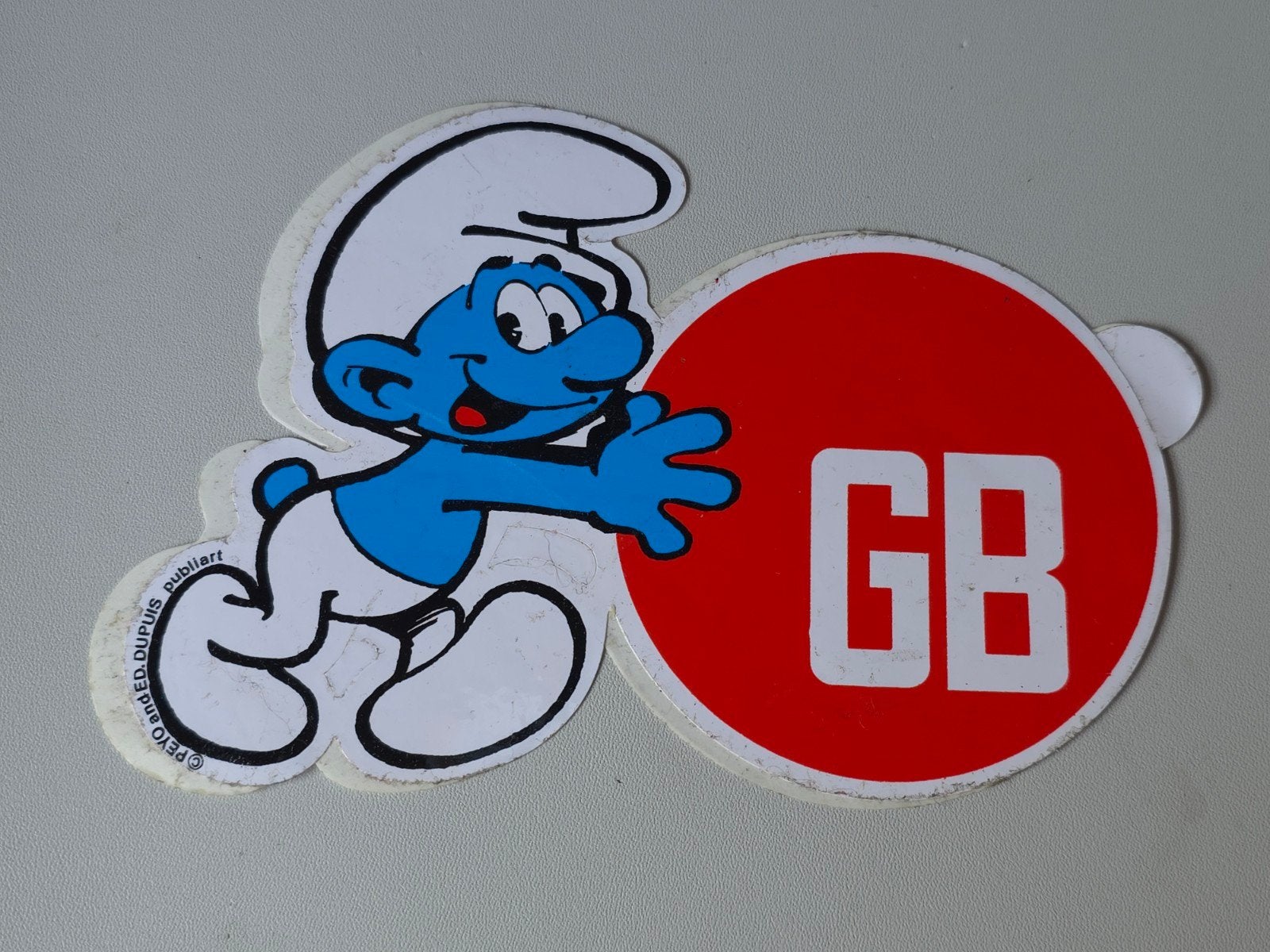 Grand autocollant Schtroumpf GB, Collections, Envoi