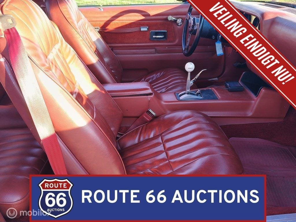 Pontiac Firebird Trans Am | 1977 | Route 66 Auctions, Auto's, Pontiac, Zwart, Bedrijf, Handgeschakeld
