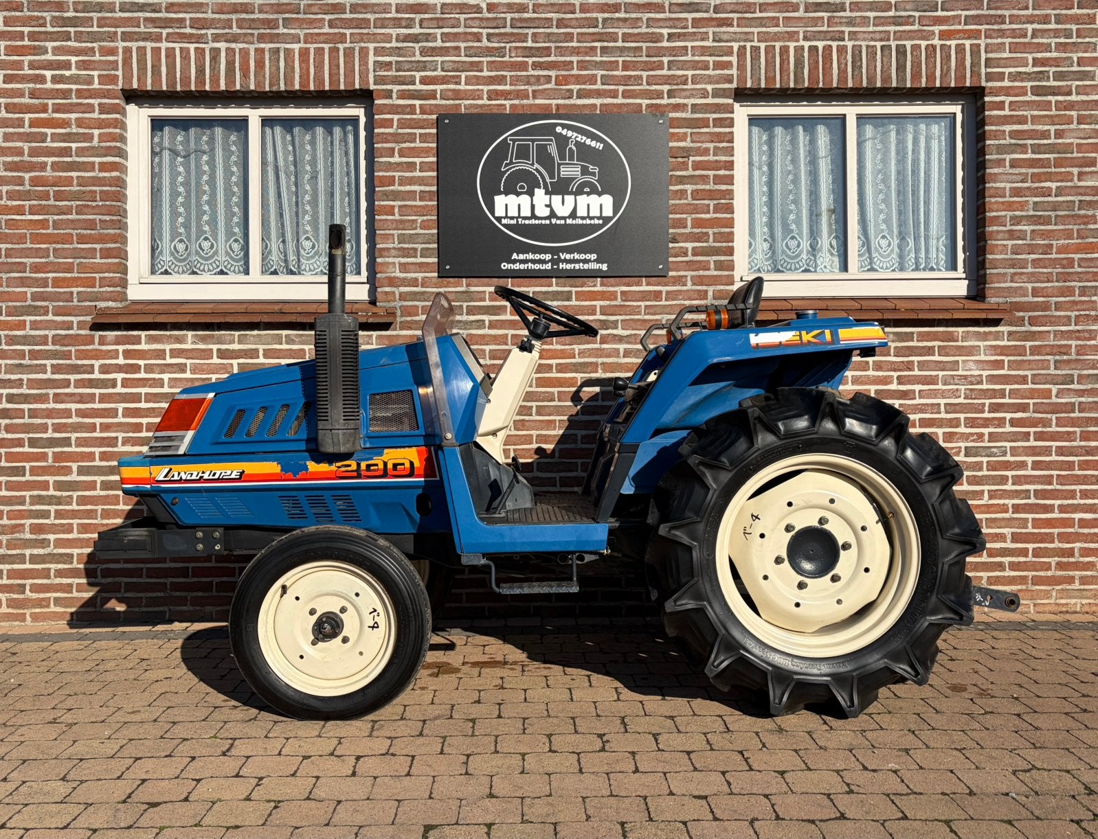 Minitractor Iseki Landhope 200 - 3cilinder - 2wd - TOPSTAAT!, Tuin en Terras, Ophalen of Verzenden