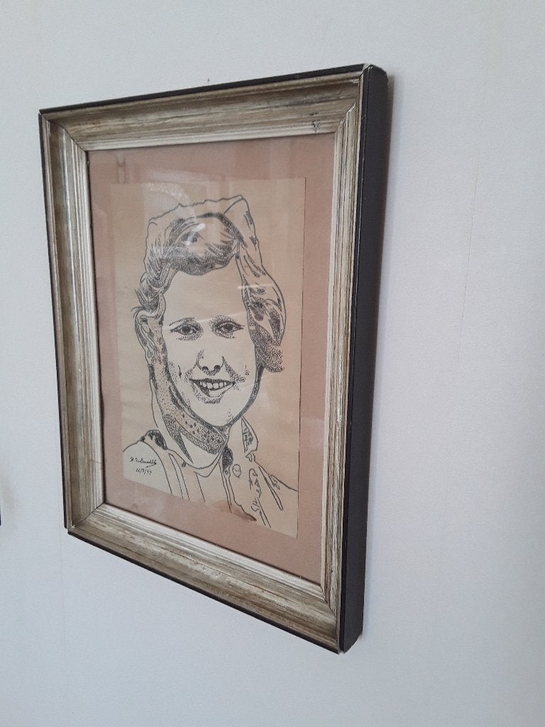 ertsen tekening, Antiek en Kunst, Kunst | Tekeningen en Fotografie, Ophalen of Verzenden, Tekening