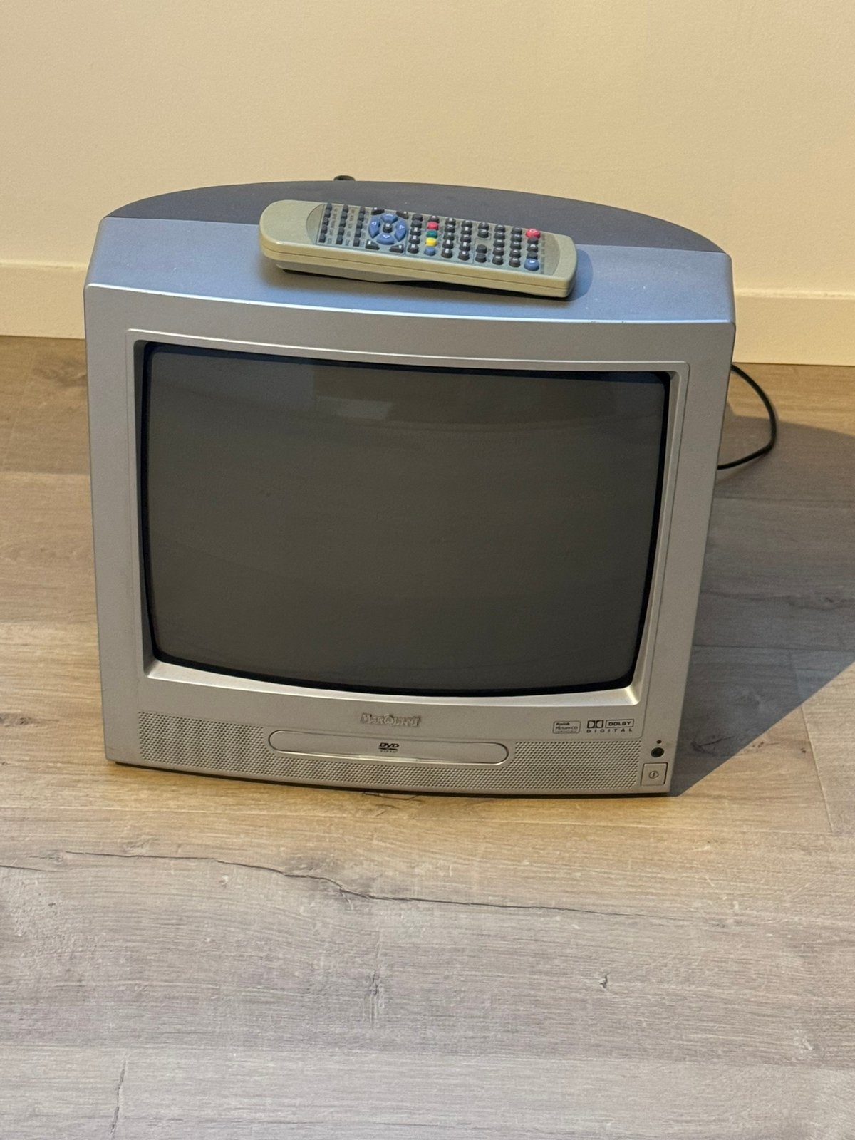 Old skool kleine TV/DVD combi, Audio, Tv en Foto, Ophalen, Gebruikt