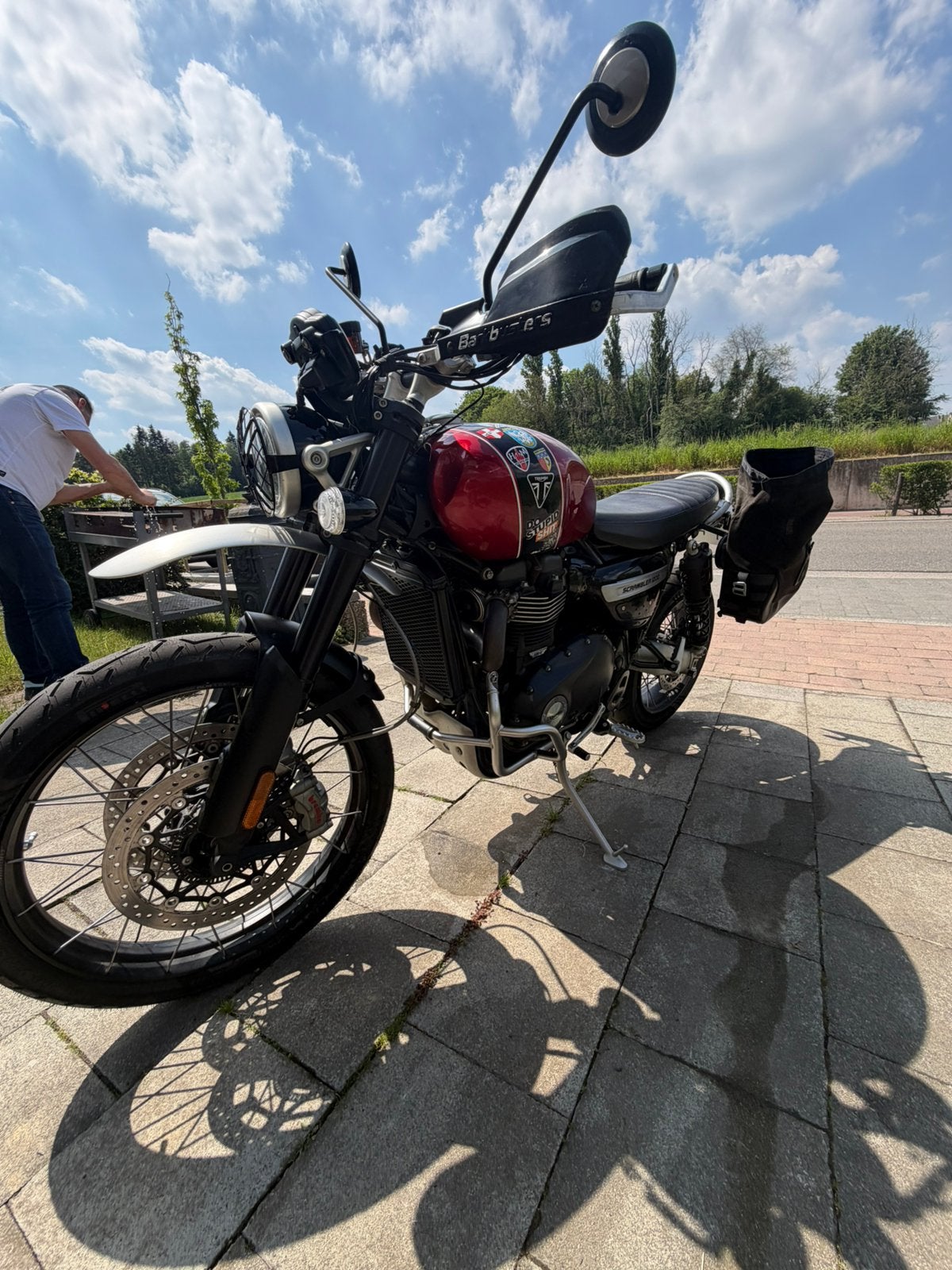 TRIUMPH SCRAMBLER 1200 XC UIT 2023, Particulier, Handvatverwarming