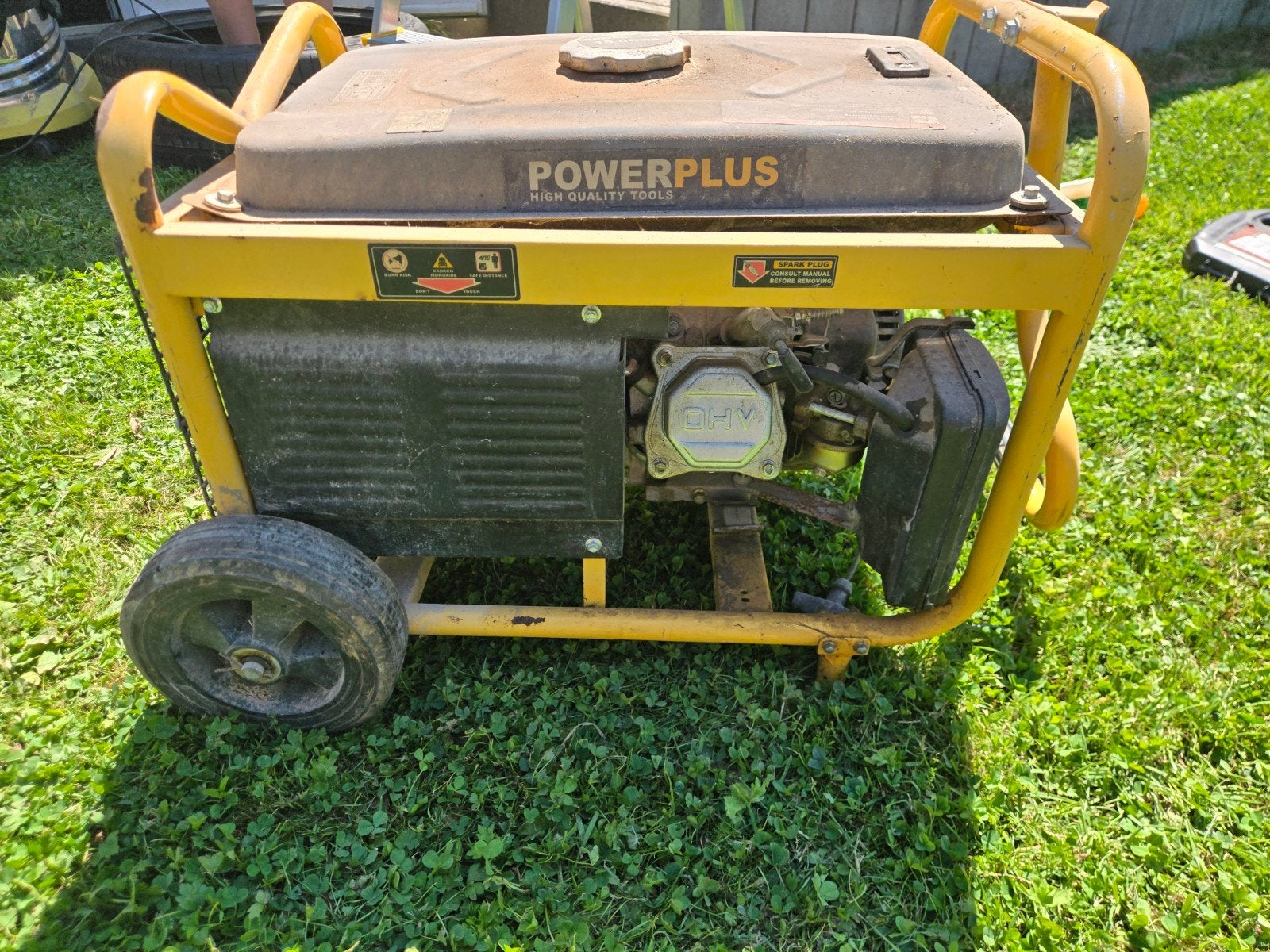 Benzine generator PowerPlus POWX513 – 3000W / 230V, Doe-het-zelf en Bouw, Ophalen, Benzine