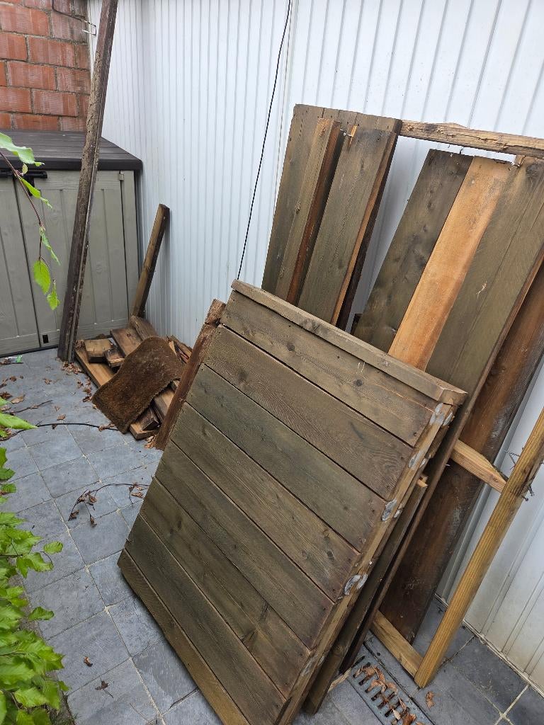 Bois d'échafaudage gratuit, Enlèvement, Utilisé, Planches