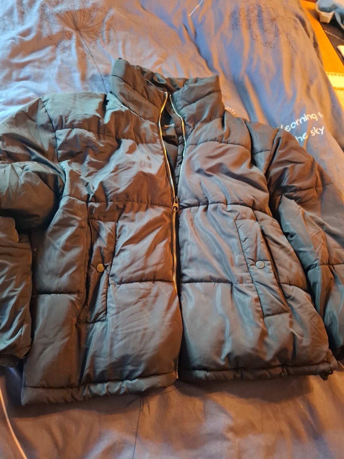 Pull & Bear zwarte jas maat L als nieuw!, Ophalen, Zwart, Maat 42/44 (L), Zo goed als nieuw