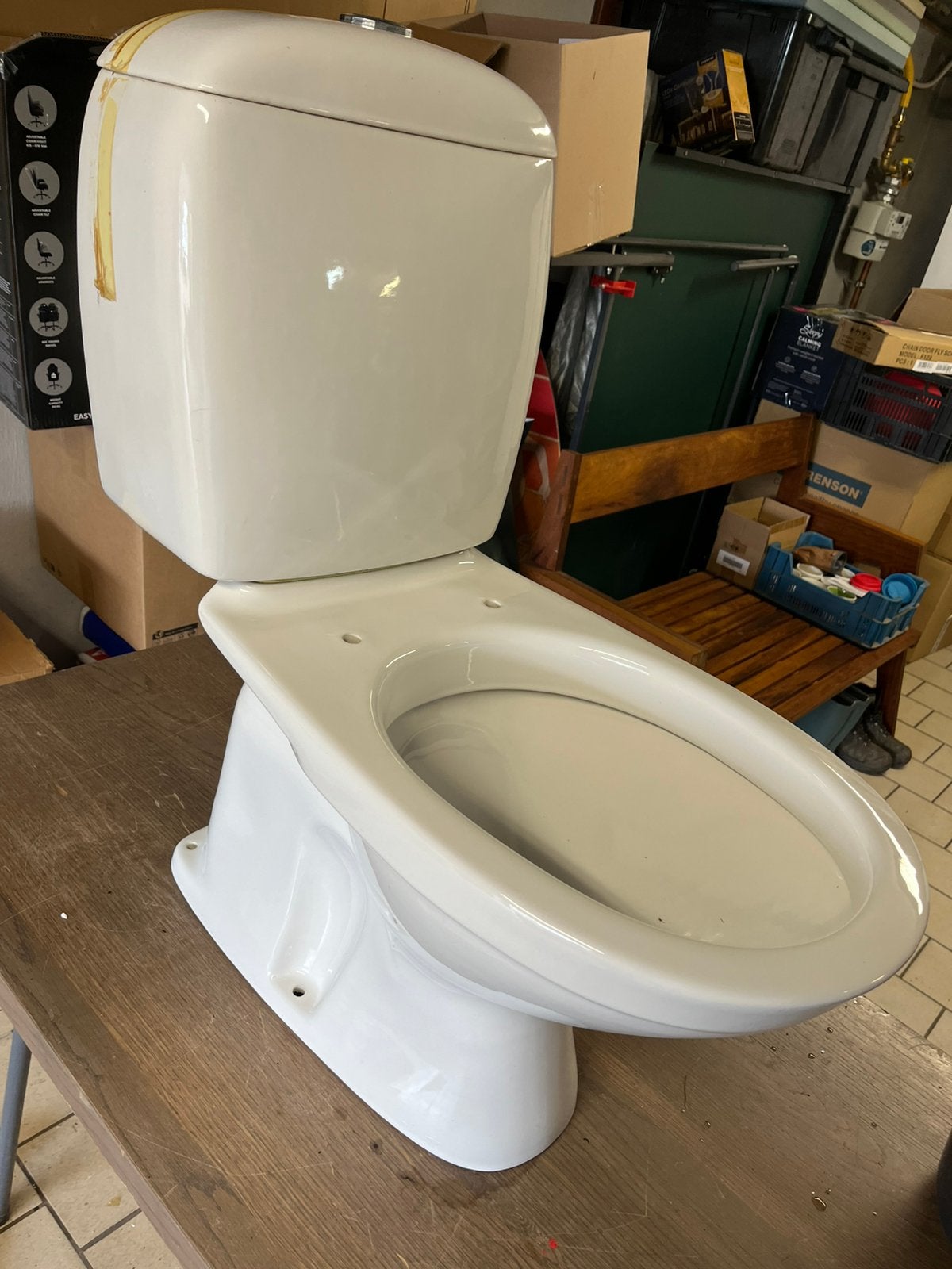 4 Nieuw wc toilet pot staand sphinx, Ophalen, Zo goed als nieuw, Toilet