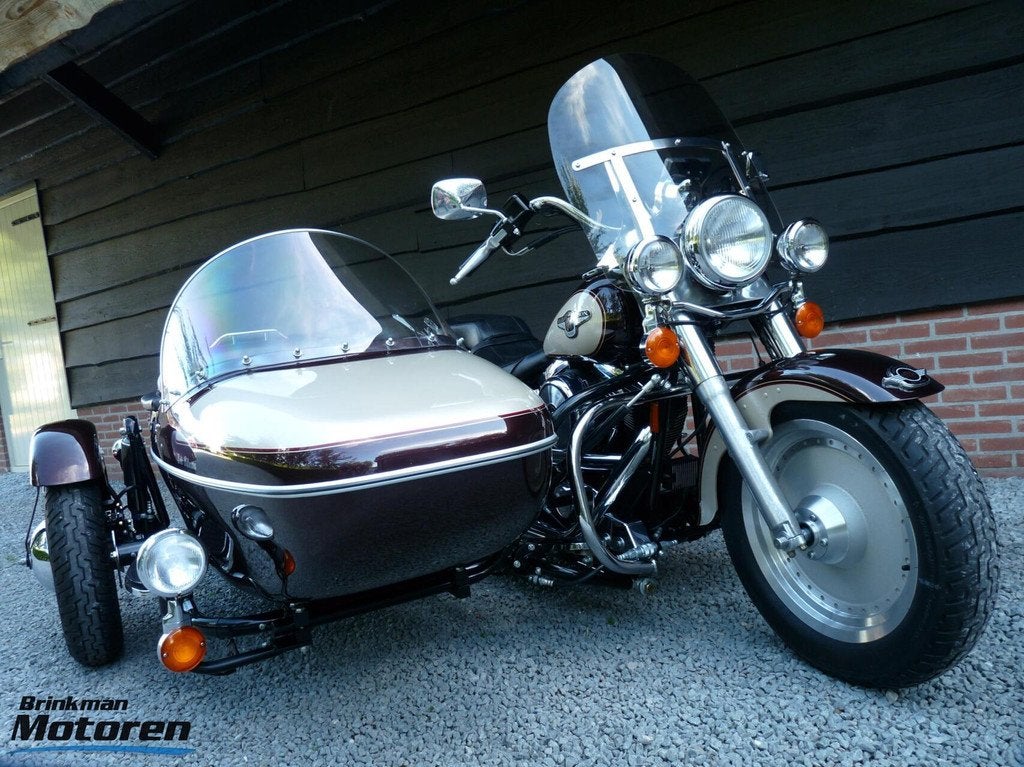 FLSTF Fat Boy Zijspan / Gespann Fatboy Reverse., Motoren, 1340 cc, Chopper, Particulier, Meer dan 35 kW