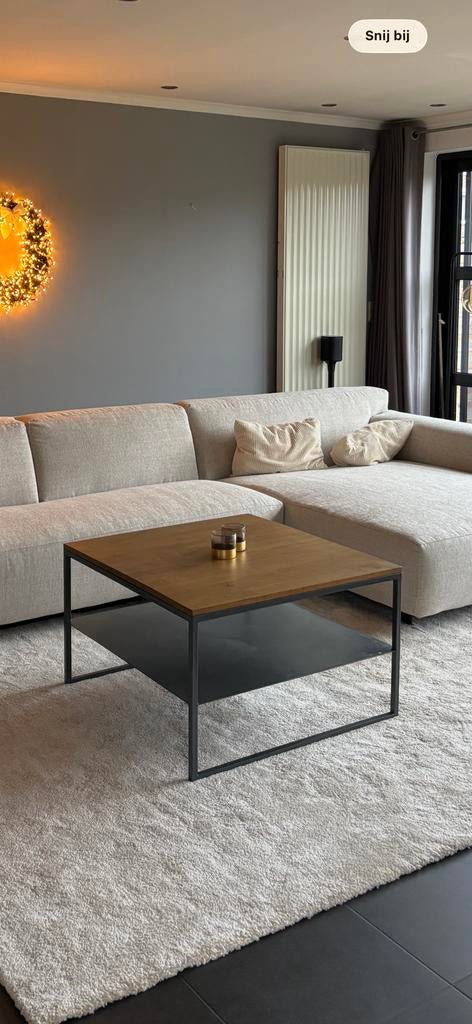 Salontafel, Ophalen, Gebruikt, 50 tot 100 cm, Vierkant