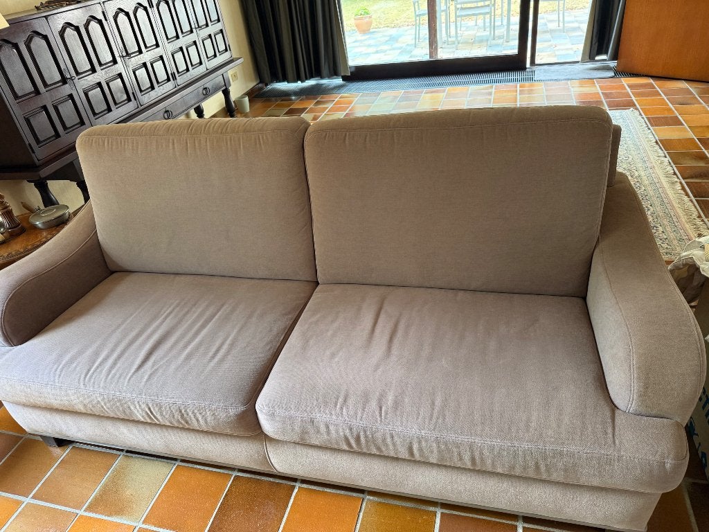 Zetel, Huis en Inrichting, Ophalen, 75 tot 100 cm, Zo goed als nieuw, Rechte bank