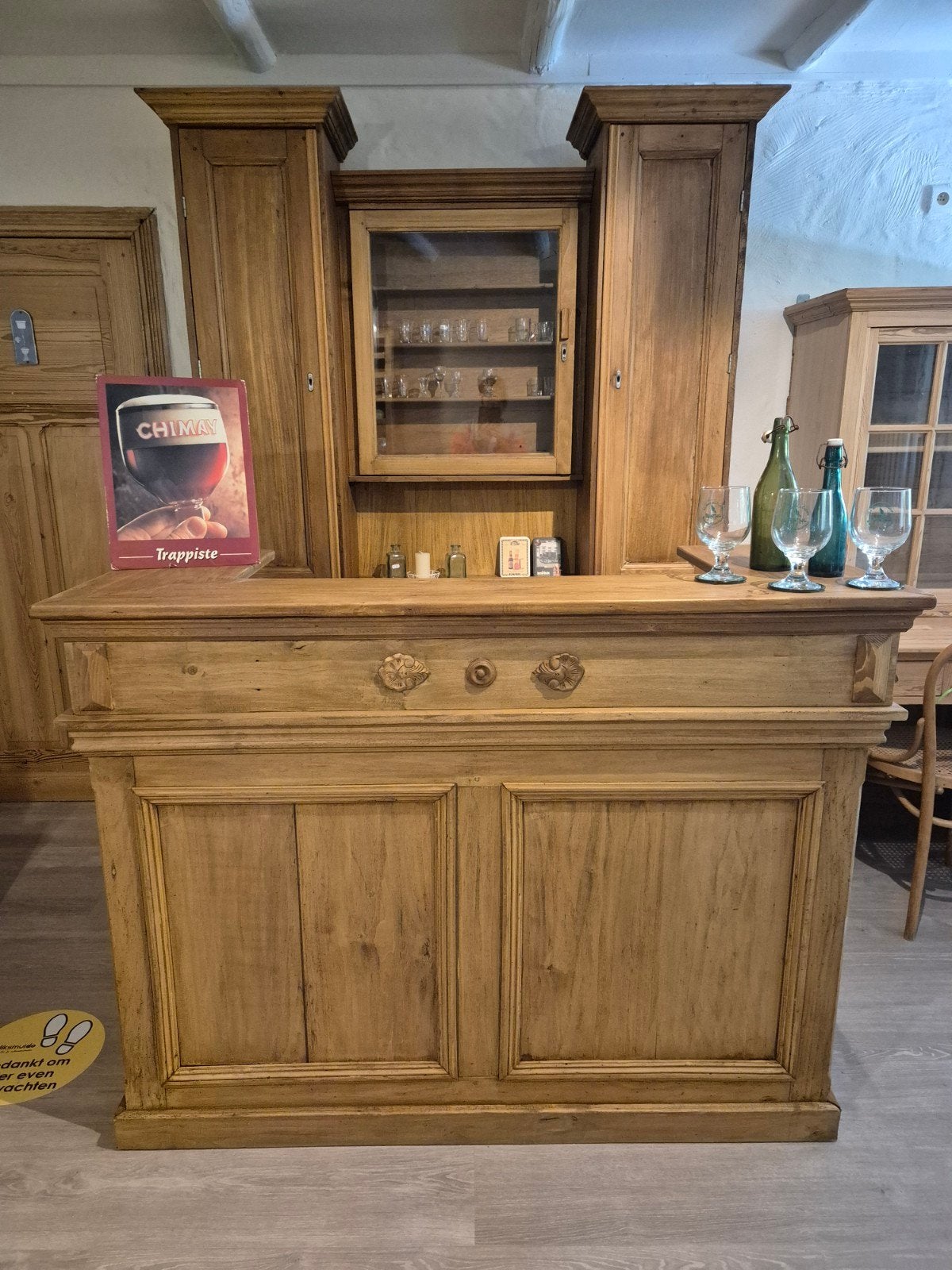 Oude, antieke cafetoog ., Maison & Meubles, Dénudé, Enlèvement