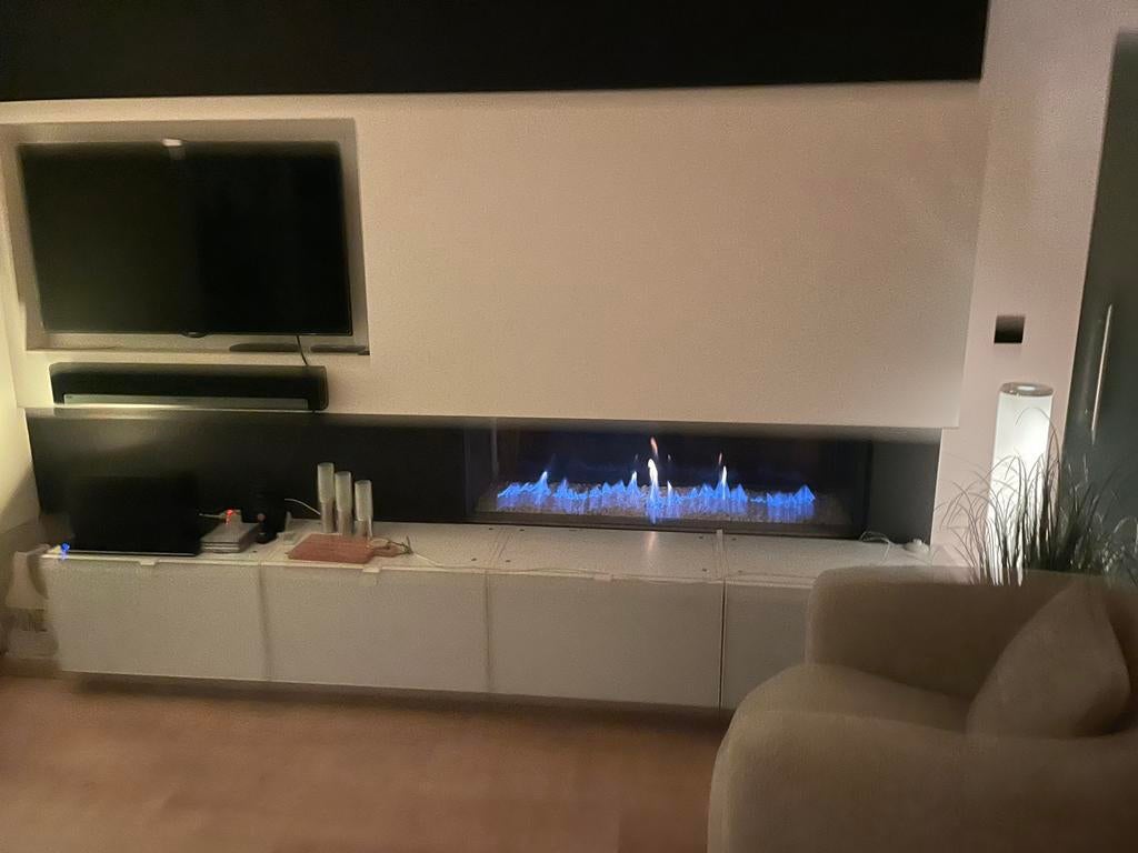 Inbouw gas inbouwhaard/doorkijk, Ophalen, Gebruikt, Gas, Inbouw