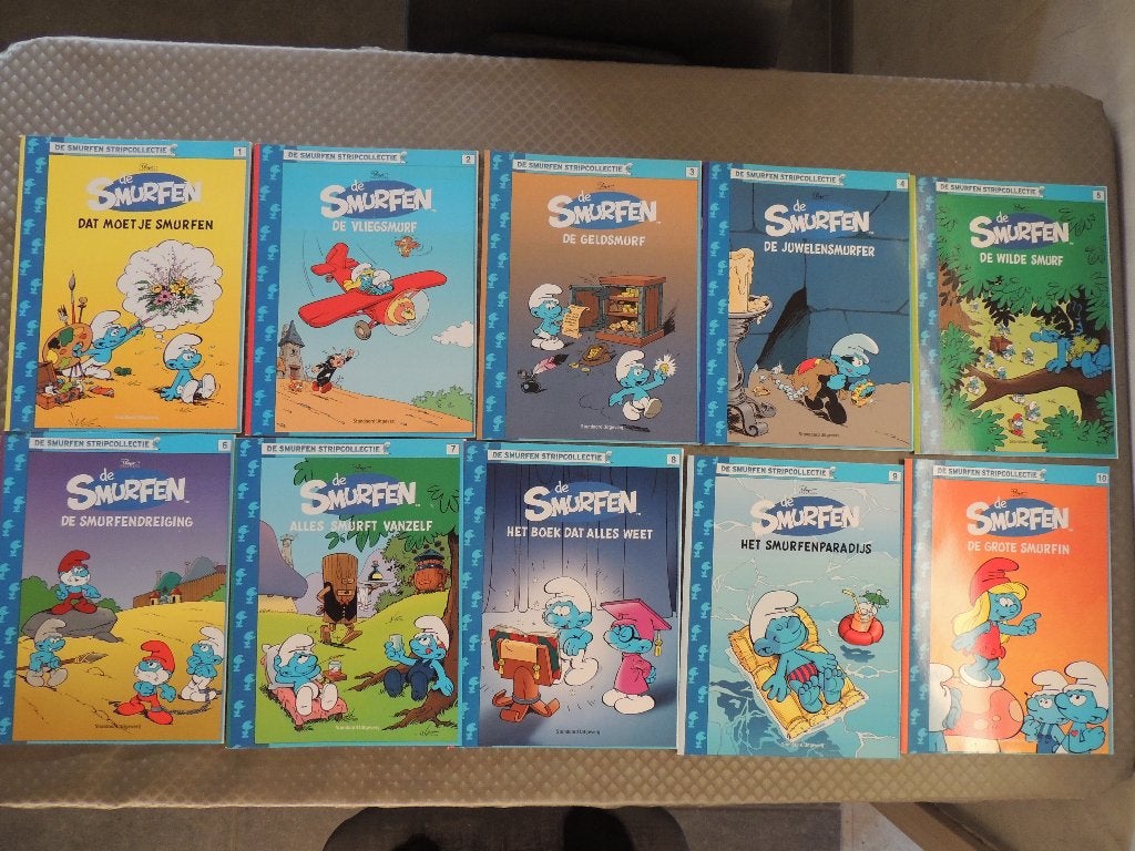 DE SMURFEN STRIPCOLLECTIE NIEUW 1-10, Ophalen