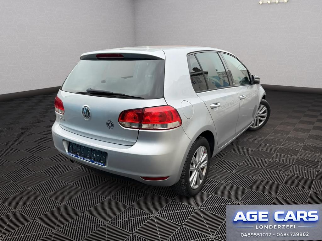 Volkswagen golf 6, 1.2 TSI STYLE benzine, Auto's, Euro 5, Zwart, 4 cilinders, Bedrijf