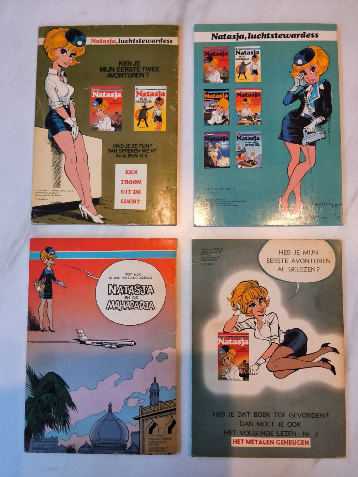 Natasja 1 tem 21 eerste druk vanaf 1971 tot 2010, Boeken, Gelezen, Ophalen of Verzenden, Francois Walthéry, Meerdere stripboeken